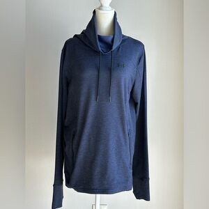 Under Armour Blue Icon Fleece Sweatshirt Size Large